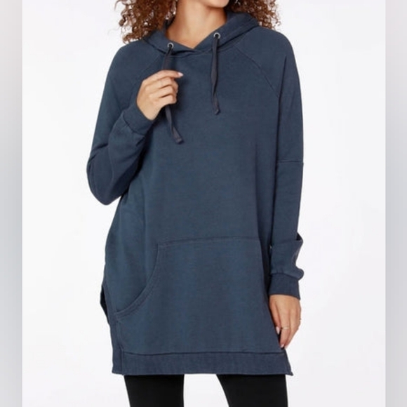 bobi Tops - Bobi Hoodie Sweater Granite NWT Small